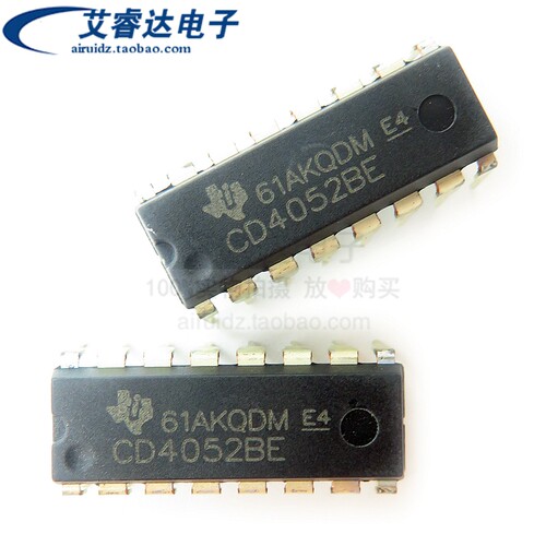 CD4052 CD4052BE DIP16 直插 逻辑芯片 全新原装