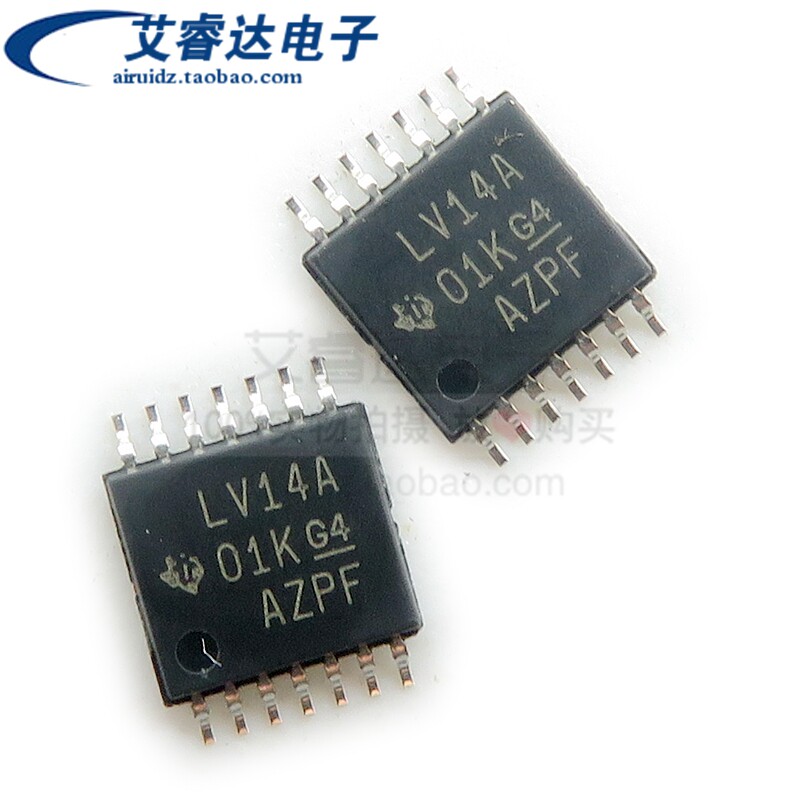 原装 sn74lv14apwr lv14a tssop-14 六路施密特触发器反相器芯片