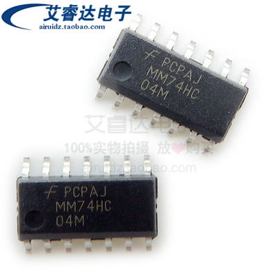 原装 MM74HC04MX MM74HC04M MM74HC 74HC04 SOP14贴片 逻辑芯片