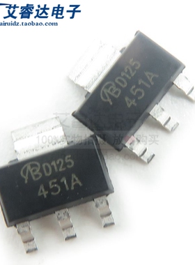 NDT451AN 丝印 451A SOT-223 N沟道MOS场效应管 全新现货