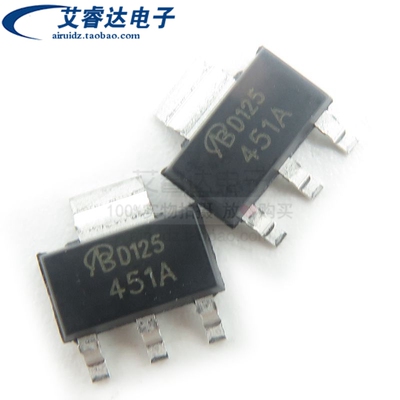 NDT451AN 丝印 451A SOT-223 N沟道MOS场效应管 全新现货