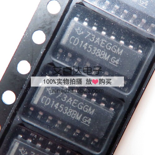 CD14538BM96 CD14538BM 贴片SOP16逻辑芯片 6.8mA 18V 全新原装