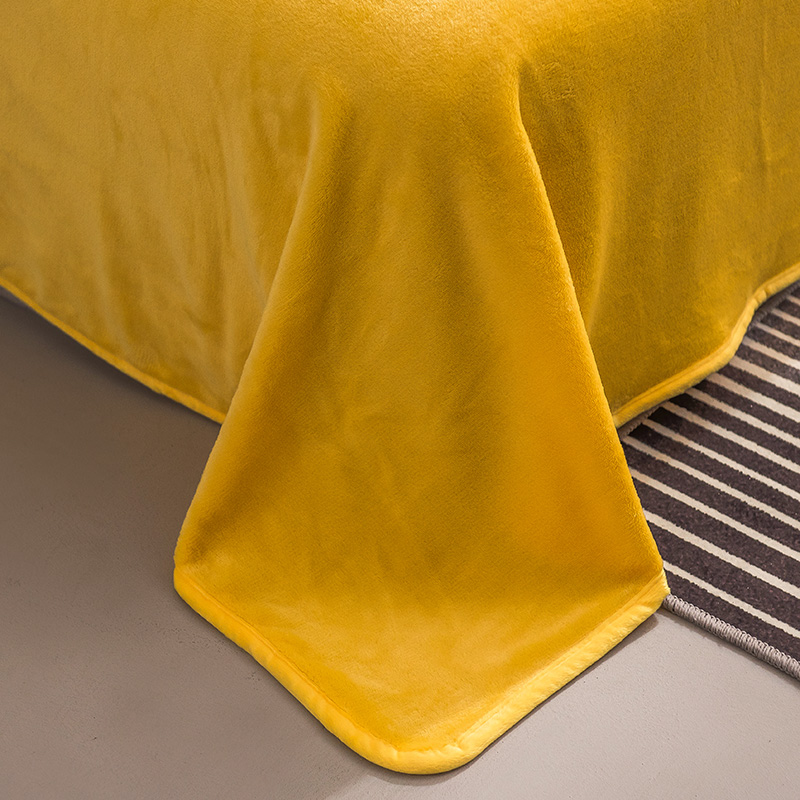 珊瑚绒毛毯床单毛绒加厚法兰绒单件床单式双人单人毯子1.2床1.8床 床上用品 床单 原图主图