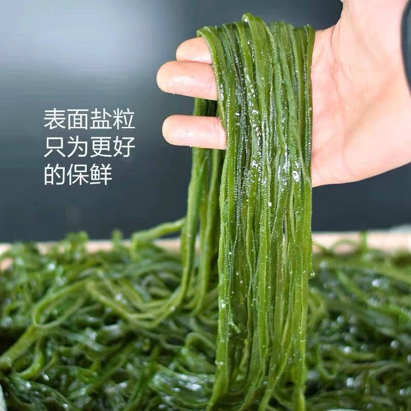 新鲜盐渍海带丝整箱厚长丝海带凉拌火锅精选嫩丝大连特产旅顺