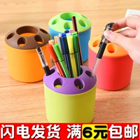 Креативная пластиковая зубная щетка, универсальный держатель для ручек, настольная зубная паста для школьников, подарок на день рождения