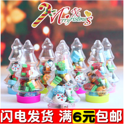 圣诞树橡皮擦圣诞节儿童实用礼物幼儿园小学生奖品文具小礼品批發