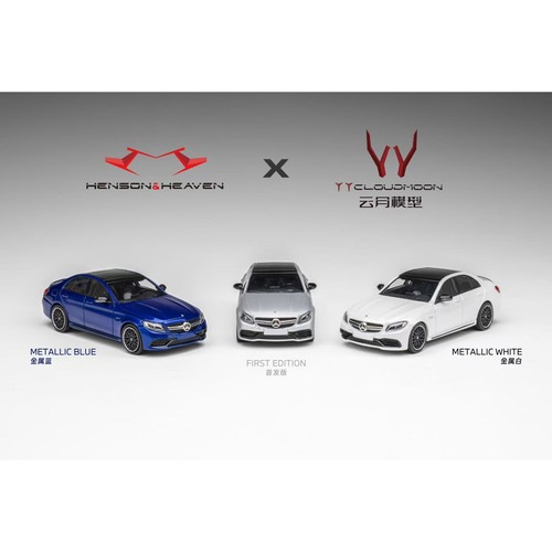 【云月限定】1/64HH奔驰C63AMG 合金封闭车模