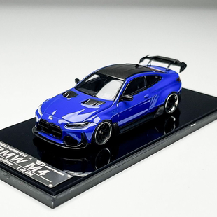1/64 SW 宝马m4 蓝色 合金封闭模型