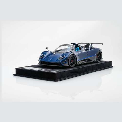 1/18 HH Model 帕加尼Zonda Kiryu 希竜 蓝碳敞篷 树脂封闭
