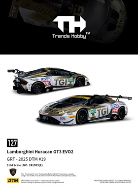 [预售]1/64 TH 兰博基尼 GT3 EVO2 19号 合金模型26年5.6截单