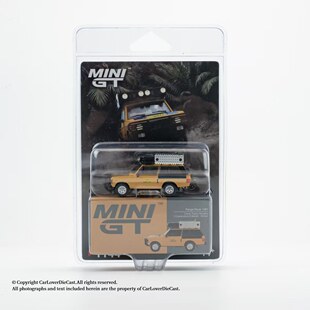 1/64 MINIGT 路虎揽胜 骆驼杯 黄色挂卡 MGT1144 合金封闭模型