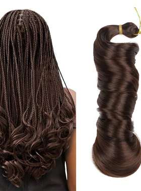 Crochet Braids Hair High Temperaturel Loose Wave Curly螺丝卷