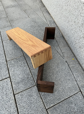 定做黑胡桃实木电脑显示器增高架橡木办公桌面垫高架收纳抬升架