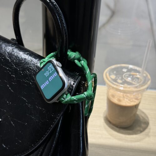 适用iwatch987夏天串珠表链