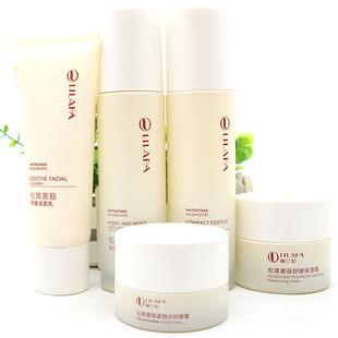 丽兰妃松茸菌菇护肤品套装补水保湿抗皱紧致滋润精华水乳液化妆品