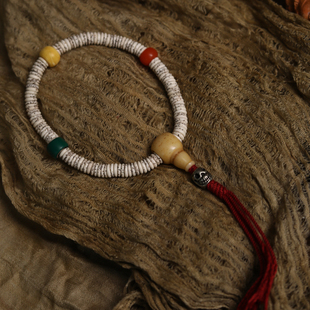 子鱼居天然星月药片手持手串佛珠饰品