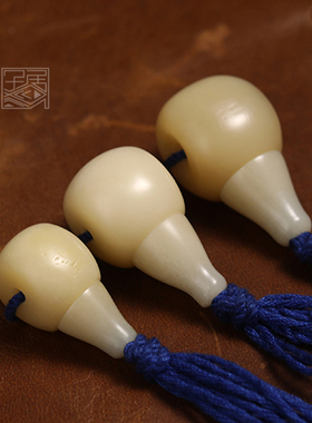 驼骨榫卯佛头三通12/14/16mm骆驼骨手工型diy佛珠菩提子配饰配件