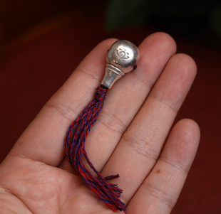 子鱼居 999纯银佛头老铜熔铸佛头 一体佛头三通 手工打造水滴奶嘴