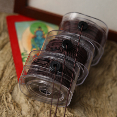 台湾线芊绵禔棉包芯弹力线0.8/1.0/1.2mm佛珠木串菩提子文玩线材