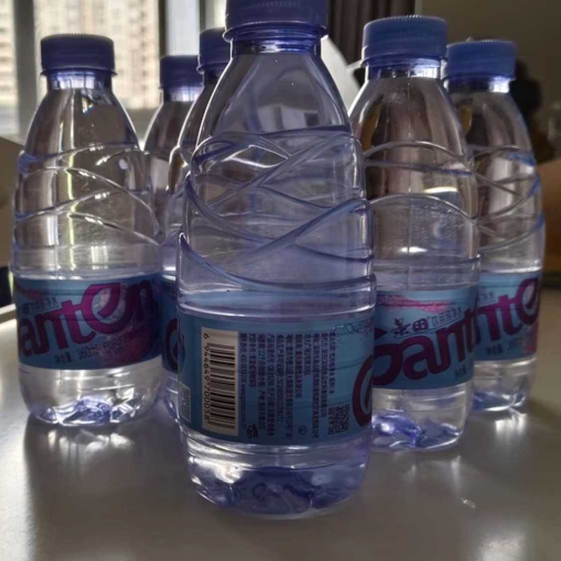 ganten/景田百岁山纯净水饮用水矿泉水360ml12瓶24瓶家庭装新日期