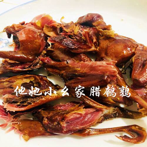 四川特产农家自制烟熏腊鹌鹑腊肉五香腊味5只/份零食下酒 2份包邮