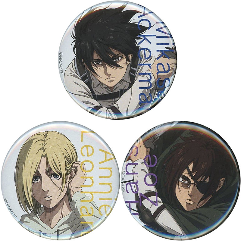 进击的巨人动漫周边徽章吧唧韩吉·佐耶利威尔·阿克曼吧唧挂件