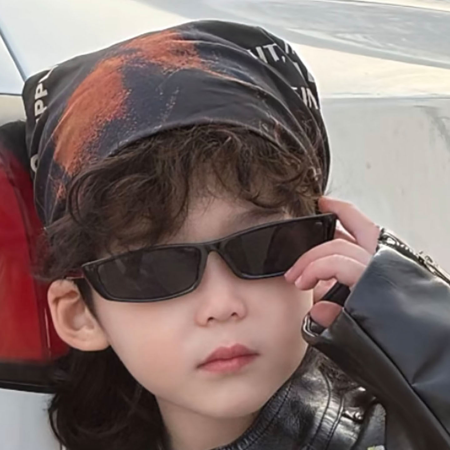 儿童时尚个性小眼镜欧美风百搭街头嘻哈风墨镜