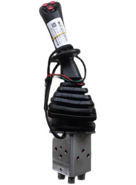 新源胶轮式挖掘机B65 75挖机驾驶室先导操作手柄总成红色三键按钮