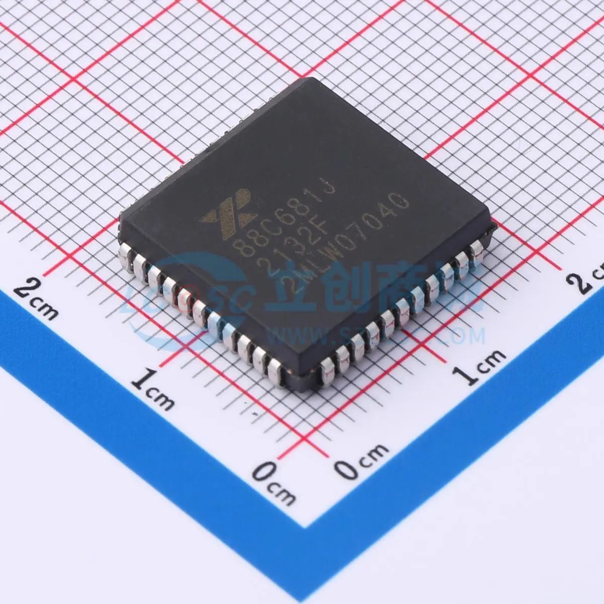 全新原装 XR88C681J F XR88C681J-F PLCC-44(16.59x16.59) 总线转