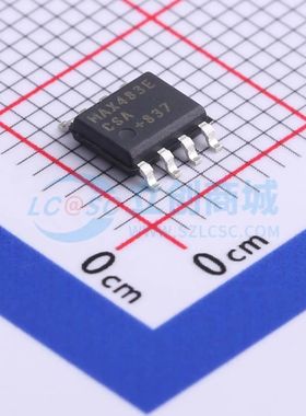 ±15kV ESD保护，限摆率，低功耗，RS-485/RS-422收发器 MAX483EC