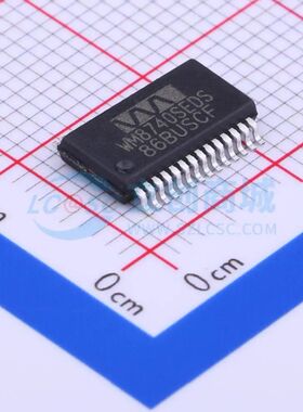 全新原装 WM8740SEDS/RV SSOP-28-208mil ADC/DAC-专用型