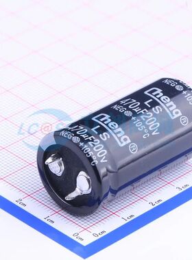LS477M200N40RR0VH2SP0 插件,D22xL40mm 牛角型电解电容 全新原装