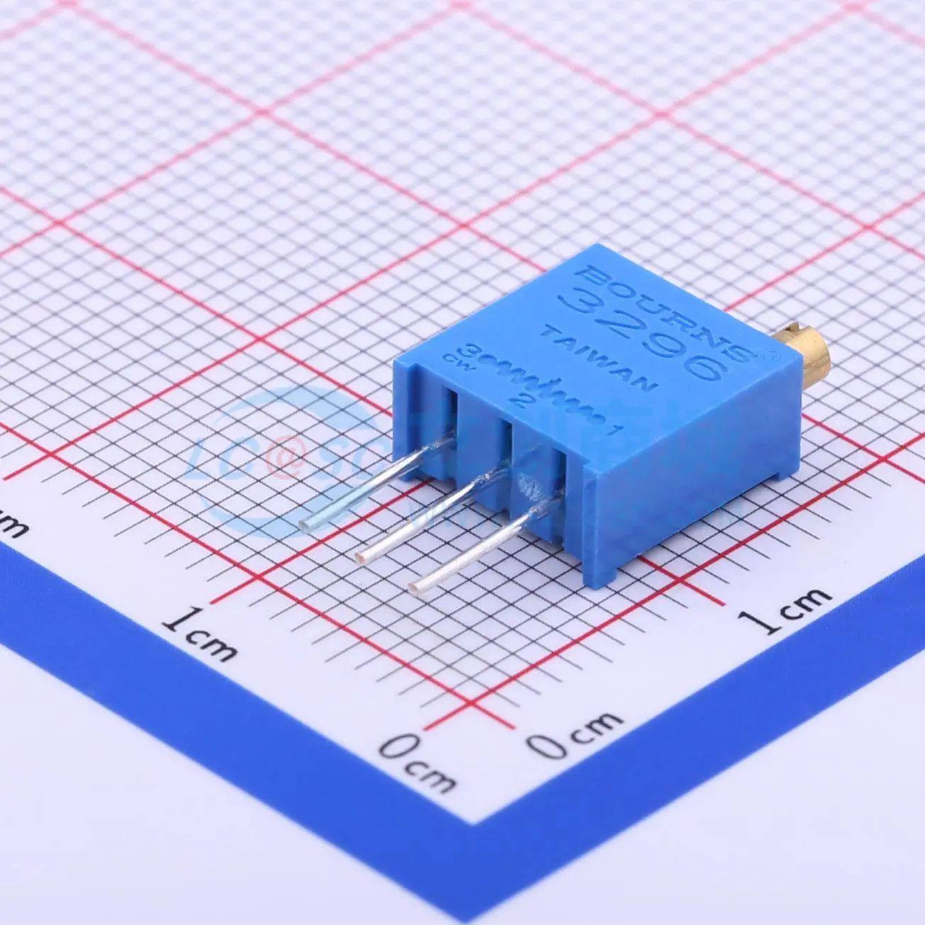 全新原装 100kΩ ±10% 3296W-1-104LF SIP-3P,9.5x4.8mm 可调电