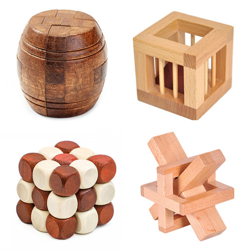榫卯锁老年人防痴呆健脑益智玩具