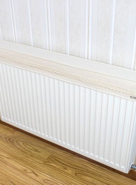 暖气片罩防烤暖气片罩立式暖气罩四季防尘可防烤黑墙壁【本白色】