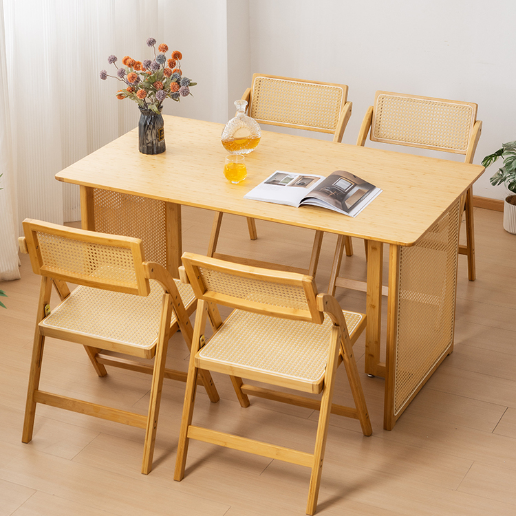 餐桌家用小户型轻奢简约吃饭桌子出租房用长方形饭桌餐饮商用桌椅