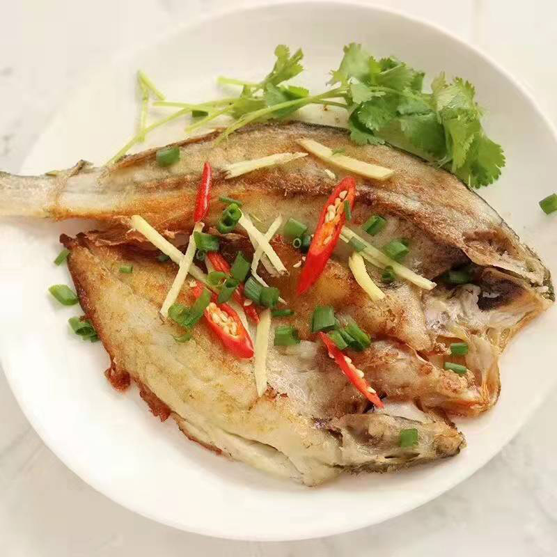 浙江苍南霞关鱼港海鱼野生大黄鱼活鱼加工无盐淡干