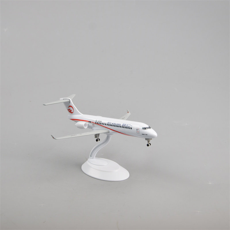 一二三航空合金喷气客机ARJ-21飞机模型20cm东航30cm树脂飞机模型