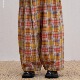 1.0〕纯棉色织百家布橙橘阔腿长裤 Unlimited Mote〔气球裤