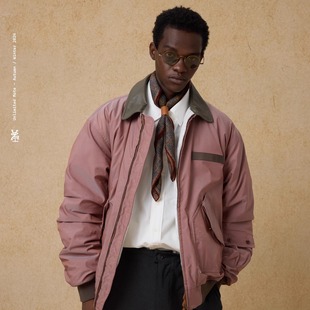 Unlimited Mote 复古CWU-45P皮领飞行夹克棉服外套BOMBER