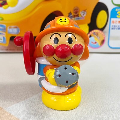 日本面包超人儿童消防员水枪宝宝戏水吸水玩具洗澡沐浴呲水玩具