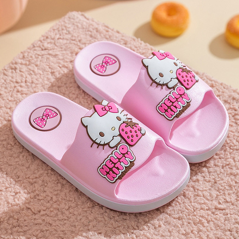 三丽鸥儿童拖鞋夏季新款儿童凉拖卡通室内外软底防滑亲子儿童拖鞋
