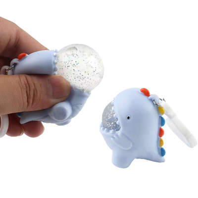 创意新奇解压玩具挤压恐龙吐泡泡