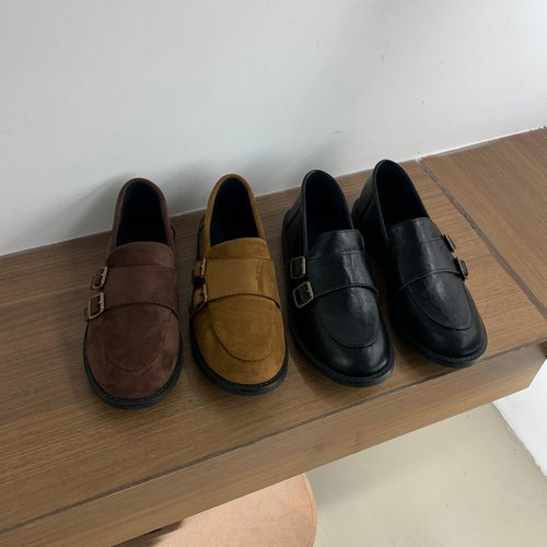 网红爆款平底黑色小皮鞋女鞋子2025秋冬季复古百搭绒面乐福鞋单鞋