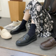 乐福鞋 英伦风小皮鞋 女单鞋 复古一脚蹬豆豆鞋 女2025春秋新款 平底鞋