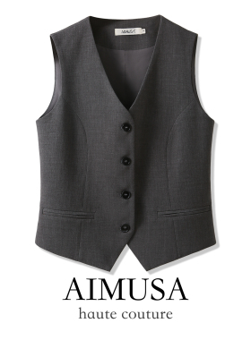 AIMUSA 26新款高级灰色西装马甲女春季时髦洋气马夹背心外套上衣
