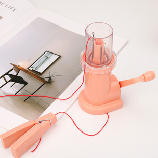 DIY 家用手摇编绳机器 家用编织机工具 手摇编织机绕线机手工工具