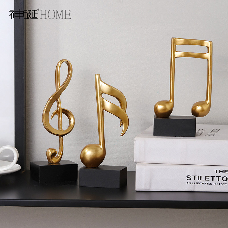 Bắc Âu Hiện Đại Tối Giản Sáng Tạo Nốt Nhạc Đồ Trang Trí Tivi Phòng Khách Tủ Tủ Rượu Trang Trí Màn Hình Mô Hình Phòng Thủ Công sỉ đồ gỗ decor 	bán đồ gỗ trang trí tại hà nội