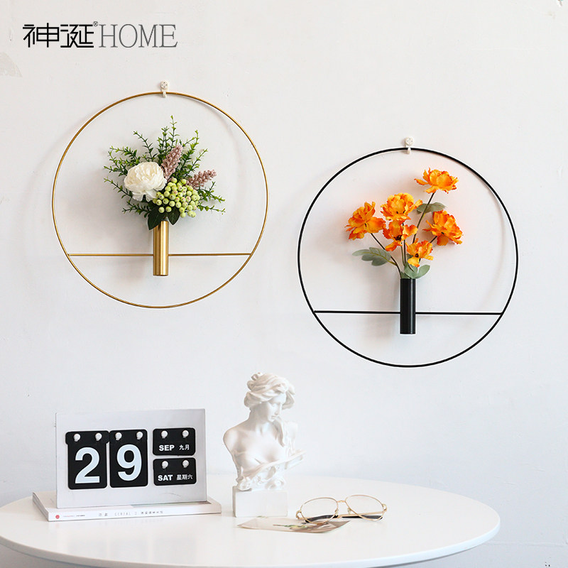 速发风墙上壁卉墙面创挂装饰品卧室房间布置壁意餐厅墙花挂件