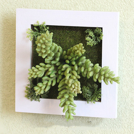 创意家居墙饰服装店铺墙上装饰品美式仿真植物客厅墙面壁挂壁饰